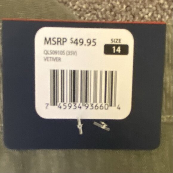 GAP Women's Corduroy Shorts 4" Raw Edge Hem Cut Off Vetiver Size 14 - NWT $49.95 - Picture 13 of 16